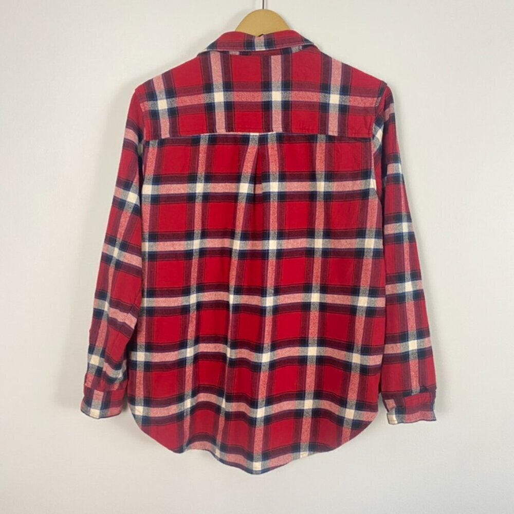 Vintage 90's Wrangler Plaid Cozy Boyfriend Flannel - Picture 6 of 11